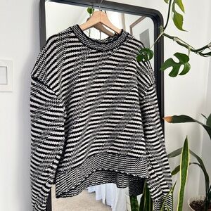 Rag and Bone Willow Striped Sweater - L